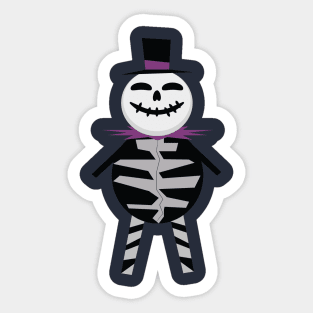 Spooky Figure / Creepy Character / Scary Cartoon Sticker